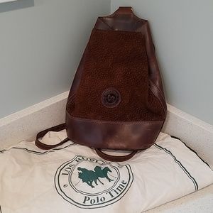 Los Robles leather backpack